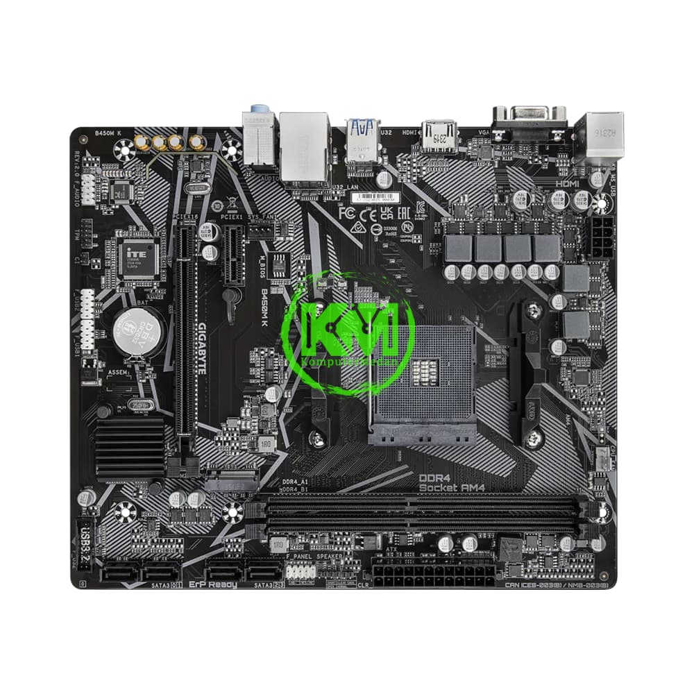 GIGABYTE B450M K (AMD) MOTHERBOARD - Image 4