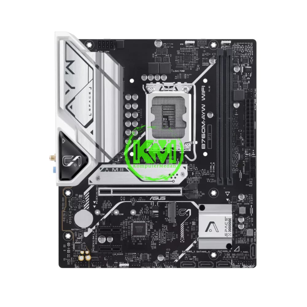 ASUS B760M-AYW WIFI D5 (INTEL) MOTHERBOARD - Image 2