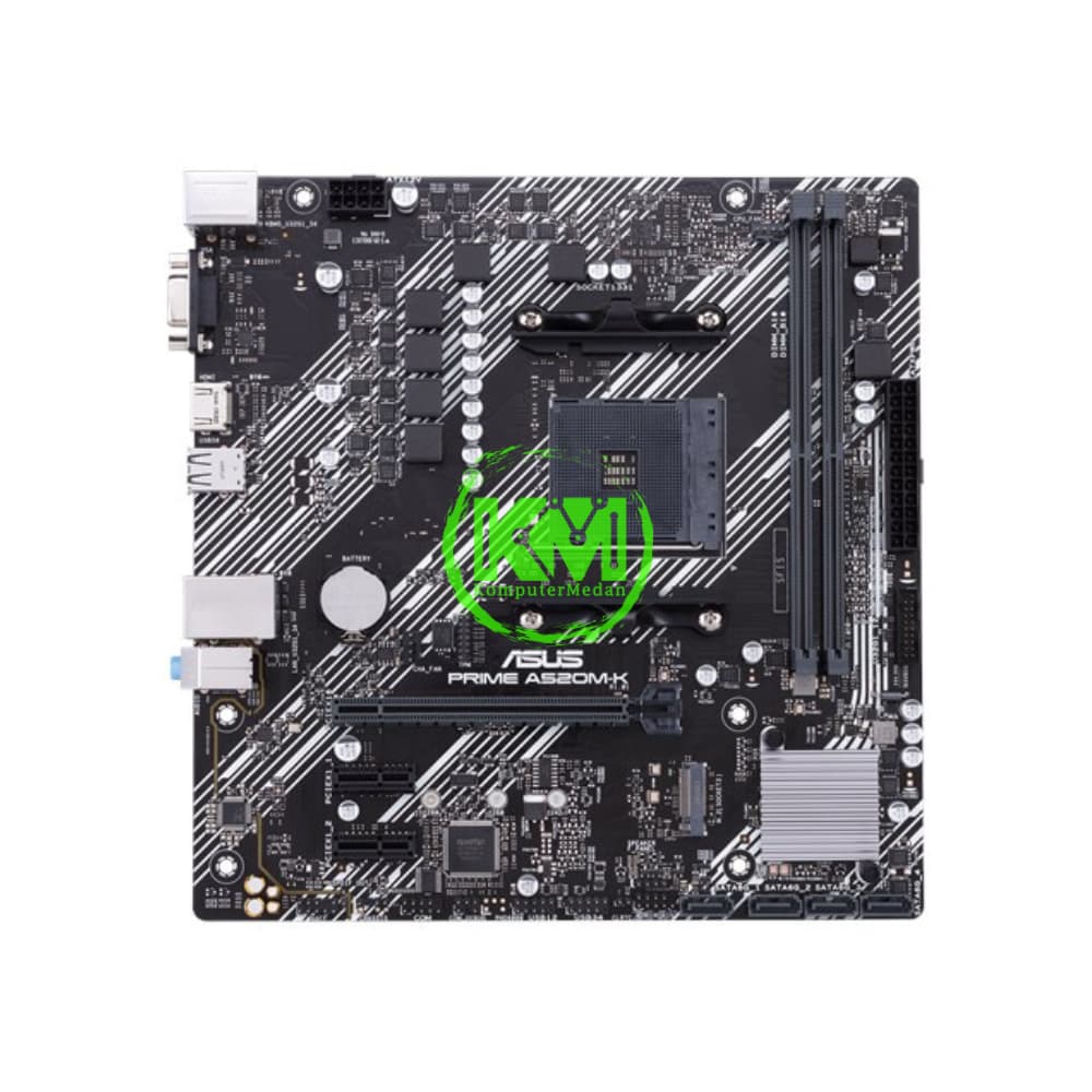 ASUS PRIME A520M-K (AMD) MOTHERBOARD - Image 2