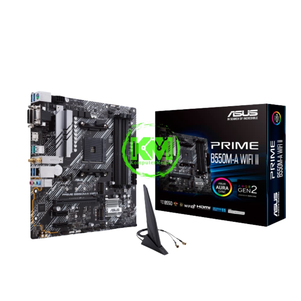 ASUS PRIME B550M-A WIFI II (AMD) MOTHERBOARD - Image 1