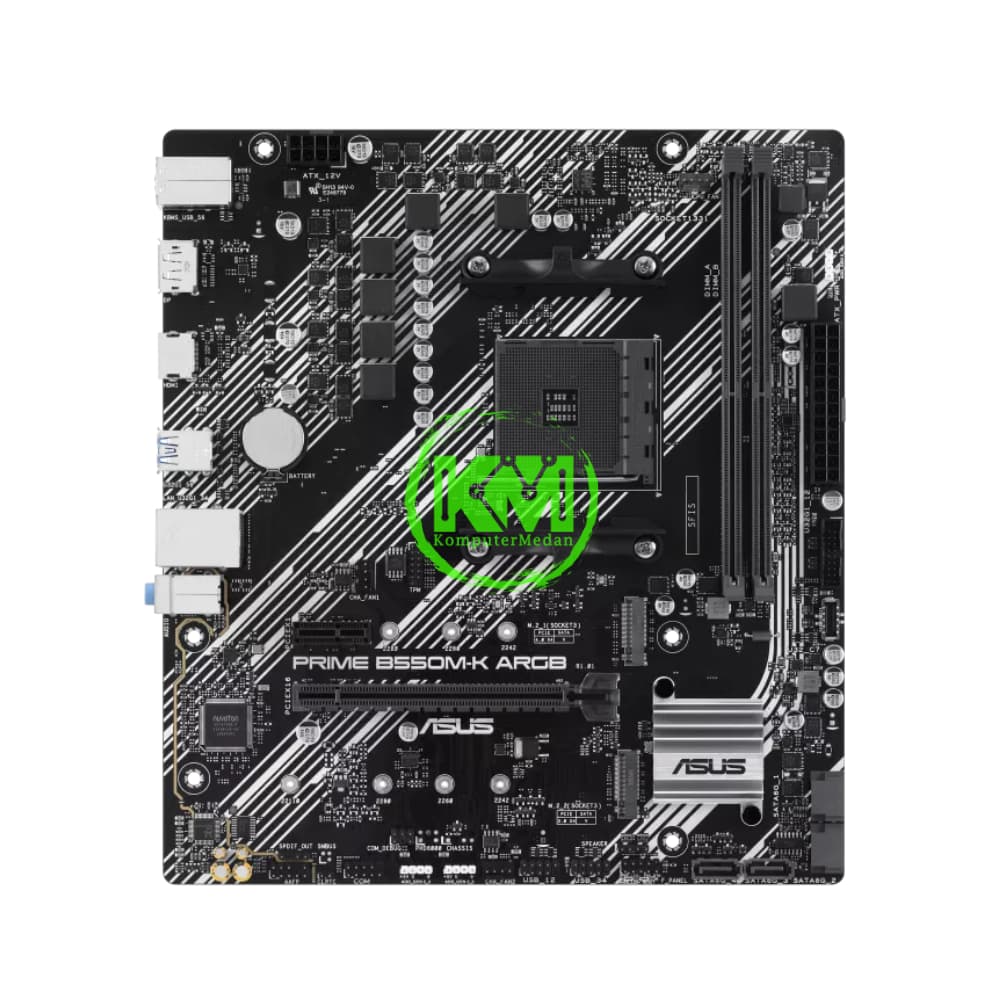 ASUS PRIME B550M-K ARGB (AMD) MOTHERBOARD - Image 2