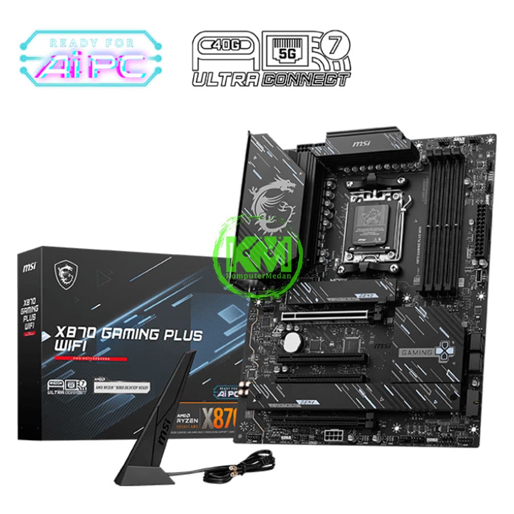 MSI X870 GAMING PLUS WIFI (AMD) MOTHERBOARD - Image 1