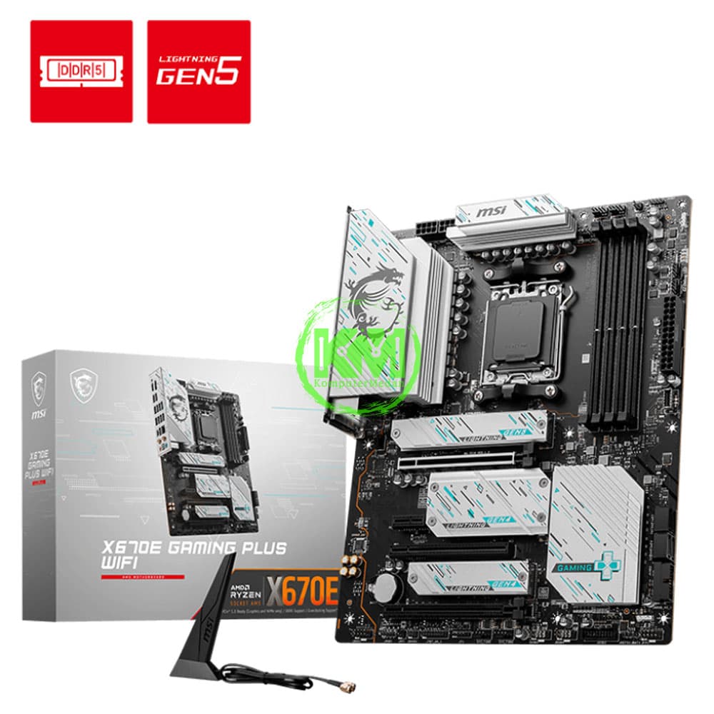 MSI X670E GAMING PLUS WIFI (AMD) MOTHERBOARD - Image 1