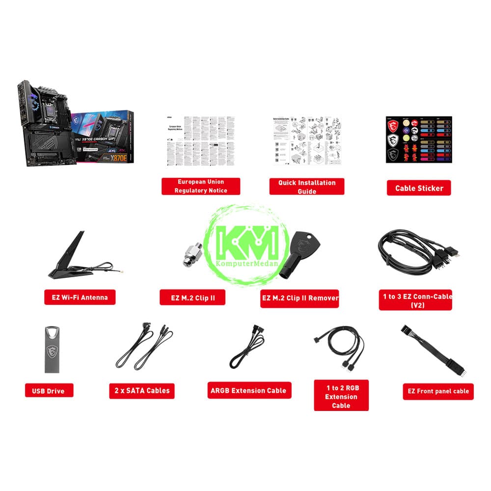 MSI MPG X870E CARBON WIFI (AMD) MOTHERBOARD - Image 6