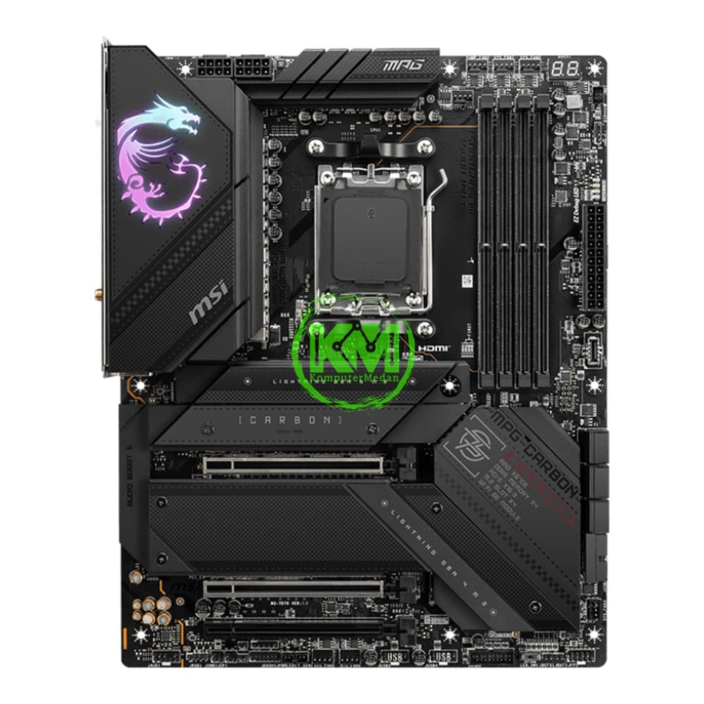 MSI MPG X670E CARBON WIFI (AMD) MOTHERBOARD - Image 2