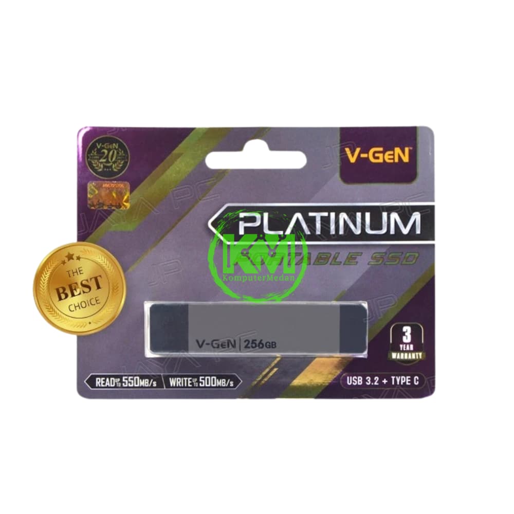 VGEN PLATINUM PORTABLE 256GB SSD