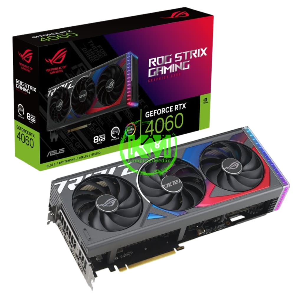 ASUS ROG STRIX RTX 4060 8GB OC VGA (NVIDIA) - Image 1