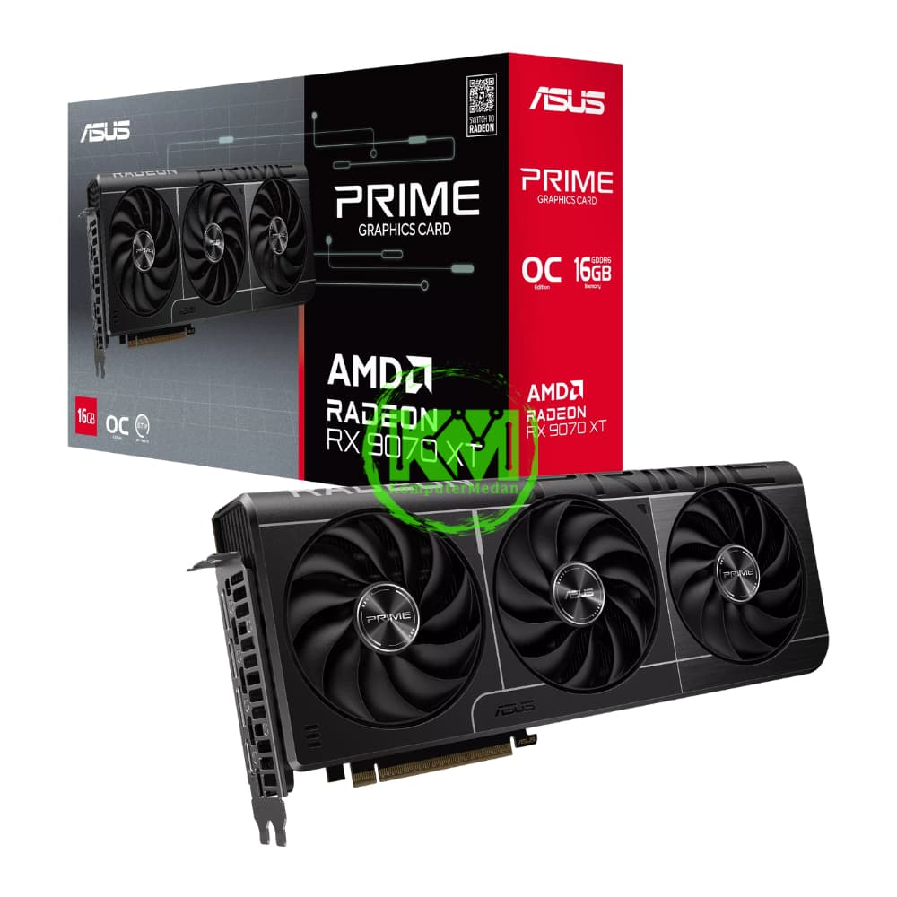 ASUS PRIME RX 9070 XT 16GB OC VGA (AMD)