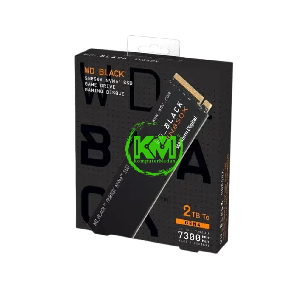 WD BLACK SN850X 2TB M.2 NVME 4.0 SSD