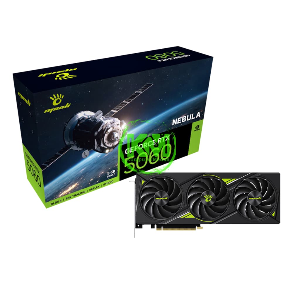 MANLI POLAR FOX RTX 5060 8GB OC VGA (NVIDIA) - Image 1