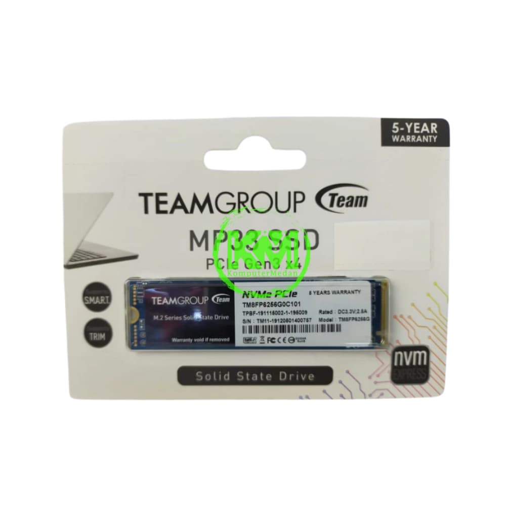 TEAM MP33 512GB M.2 NVME NP SSD - Image 1