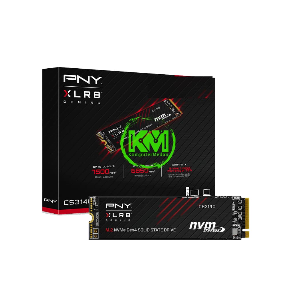 PNY XLR8 CS3140 1TB M.2 NVME 4.0 SSD