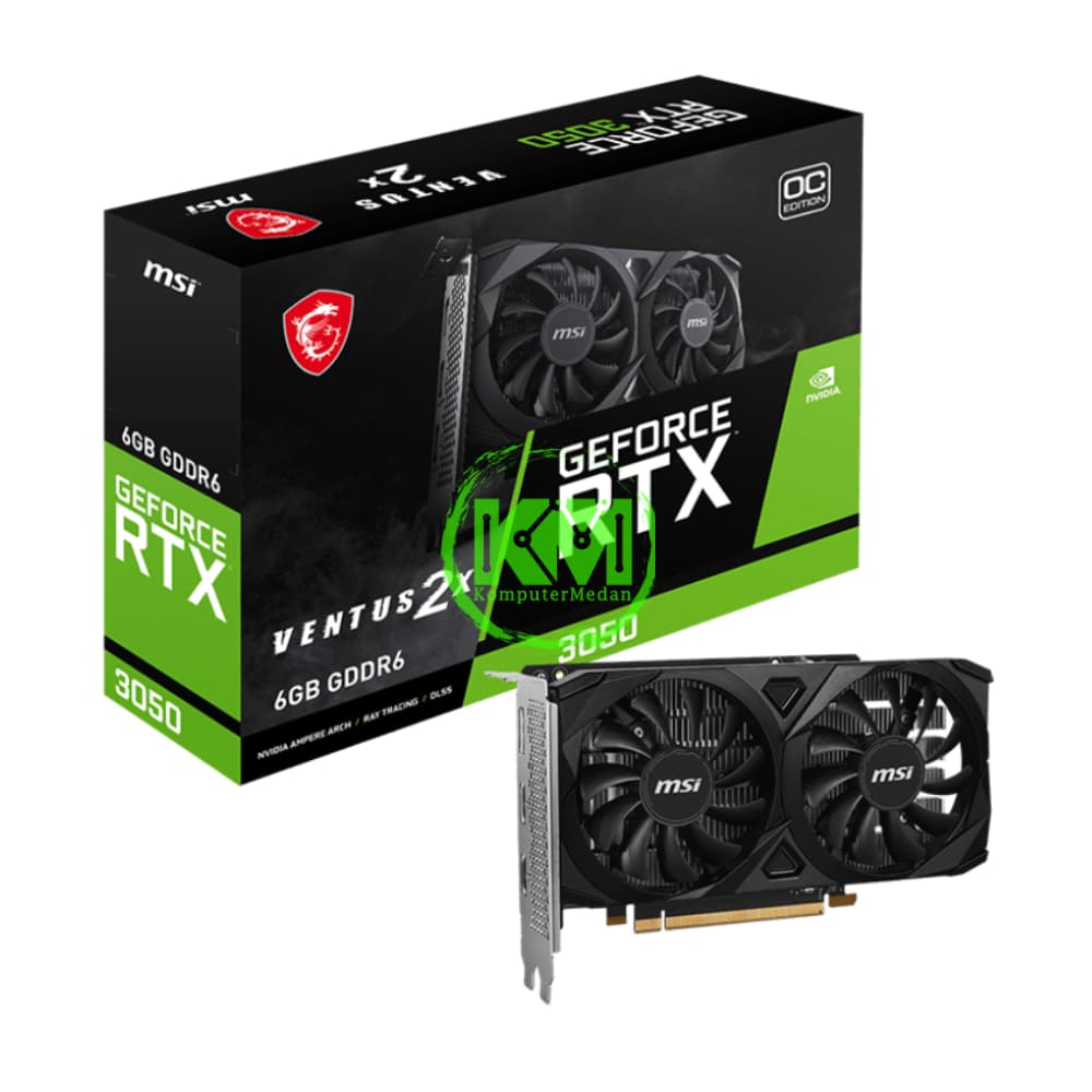 MSI VENTUS 2X E RTX 3050 6GB OC VGA (NVIDIA)