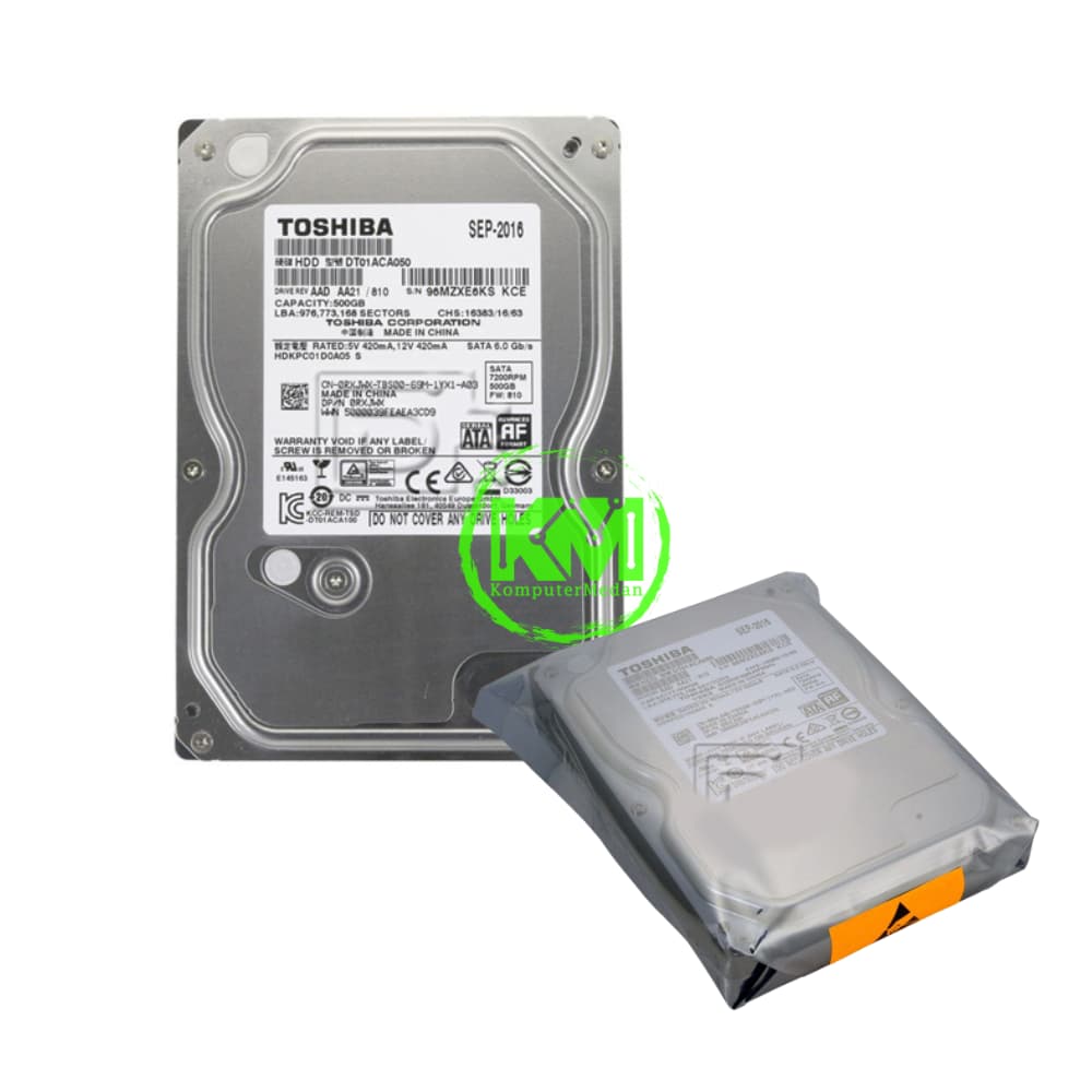 TOSHIBA NOTEBOOK 500GB HDD - Image 1