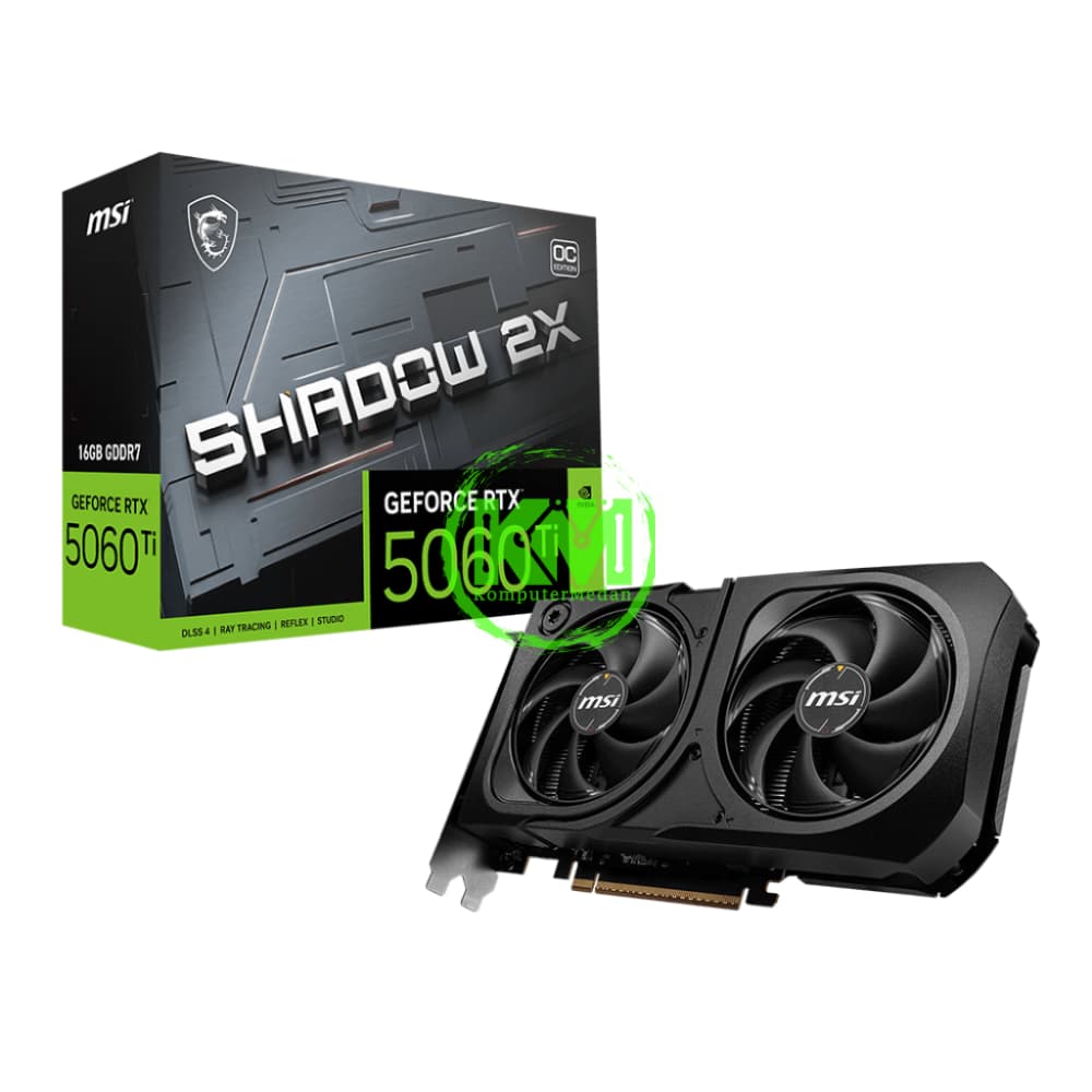 MSI SHADOW 2X RTX 5060 Ti 16GB OC PLUS VGA (NVIDIA)