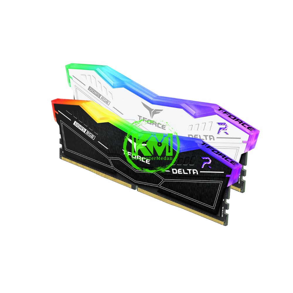 TEAM DELTA RGB DDR5 2X16GB 6000MHZ BLACK/WHITE RAM - Image 2