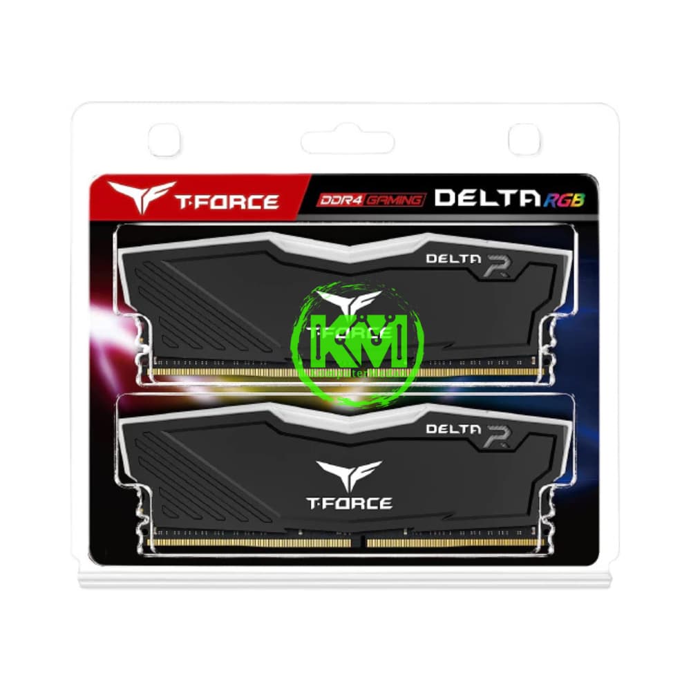 TEAM DELTA RGB DDR4 2X32GB 3600MHZ BLACK RAM - Image 1