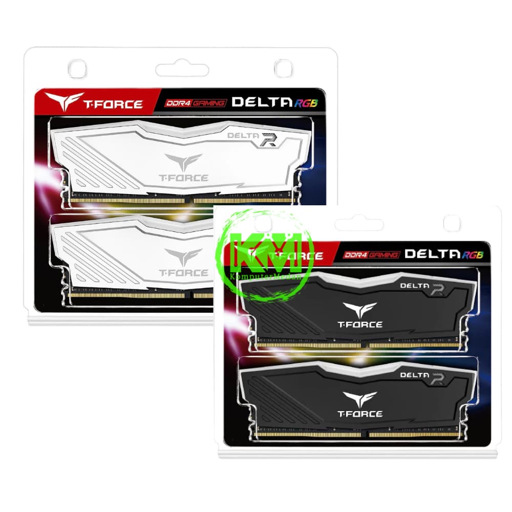 TEAM DELTA RGB DDR4 2X16GB 3200MHZ BLACKWHITE RAM