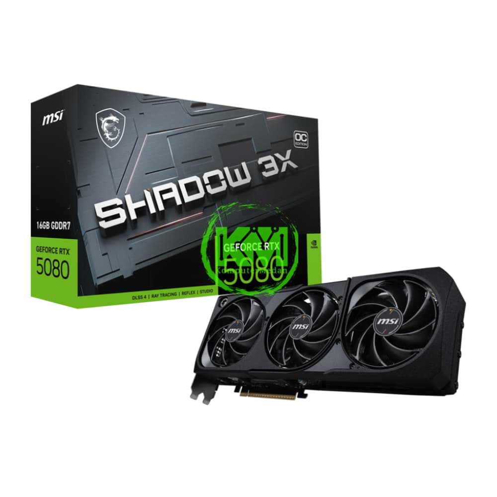 MSI SHADOW 3X RTX 5080 16GB OC VGA (NVIDIA) - Image 1