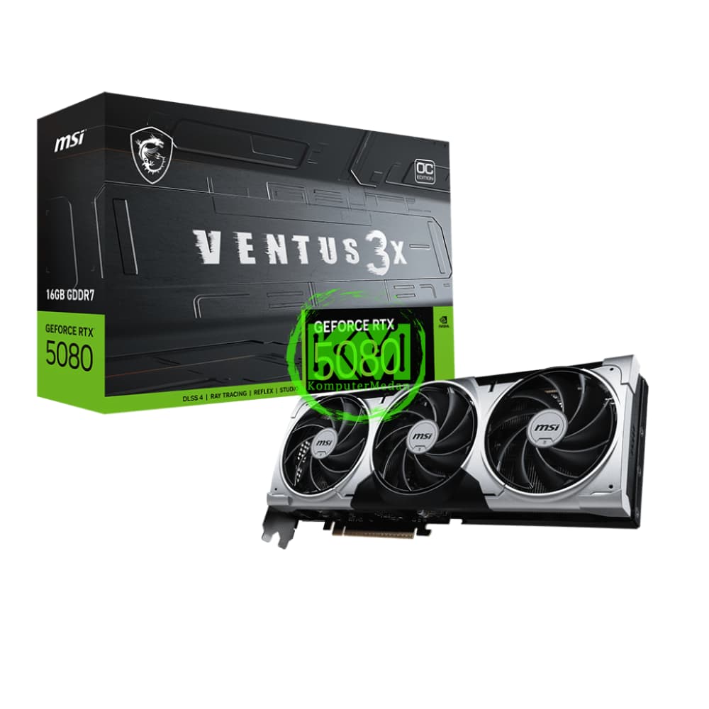 MSI VENTUS 3X RTX 5080 16GB OC PLUS VGA (NVIDIA)