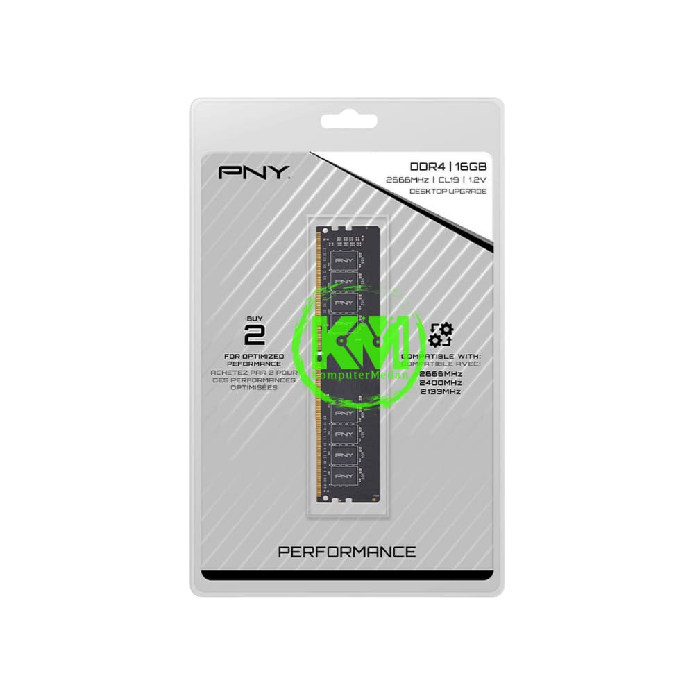 PNY LONGDIMM DDR4 16GB 2666MHZ - Image 1