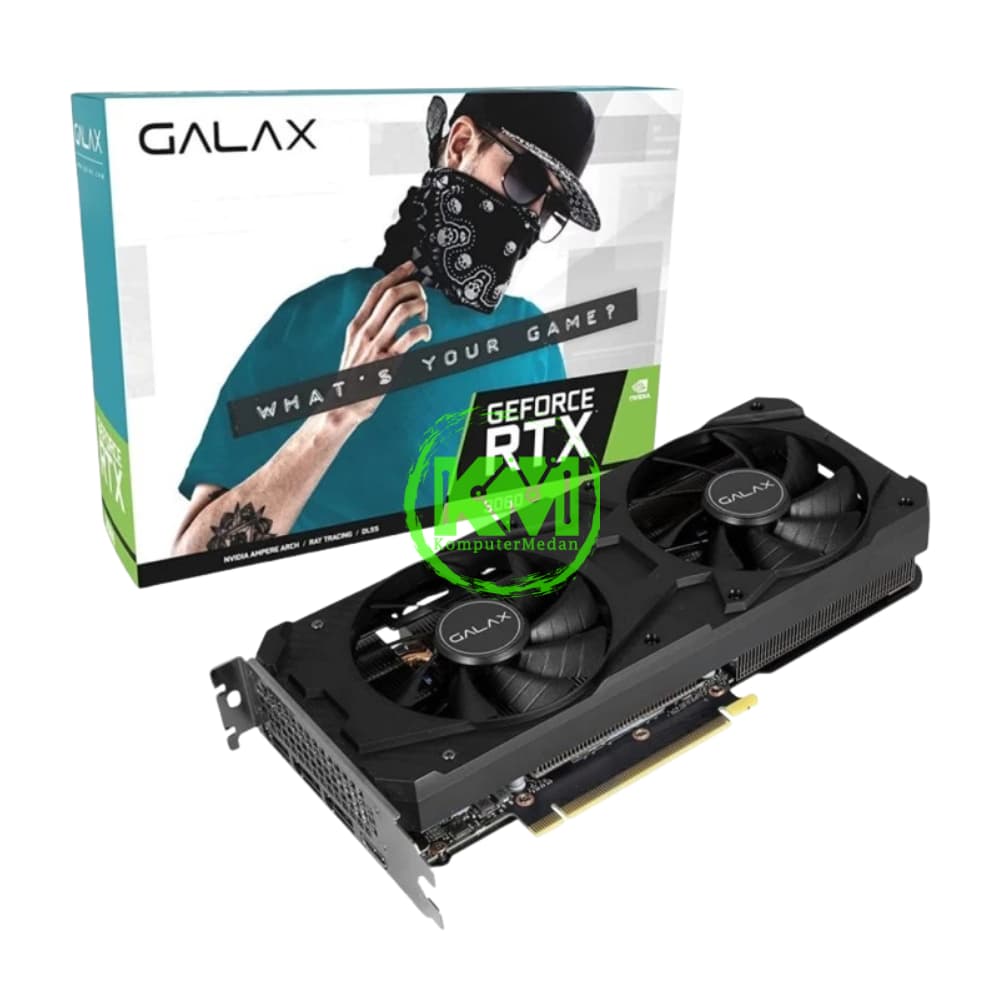 GALAX GEFORCE RTX 3060 12GB 1-CLICK OC VGA (NVIDIA) - Image 1