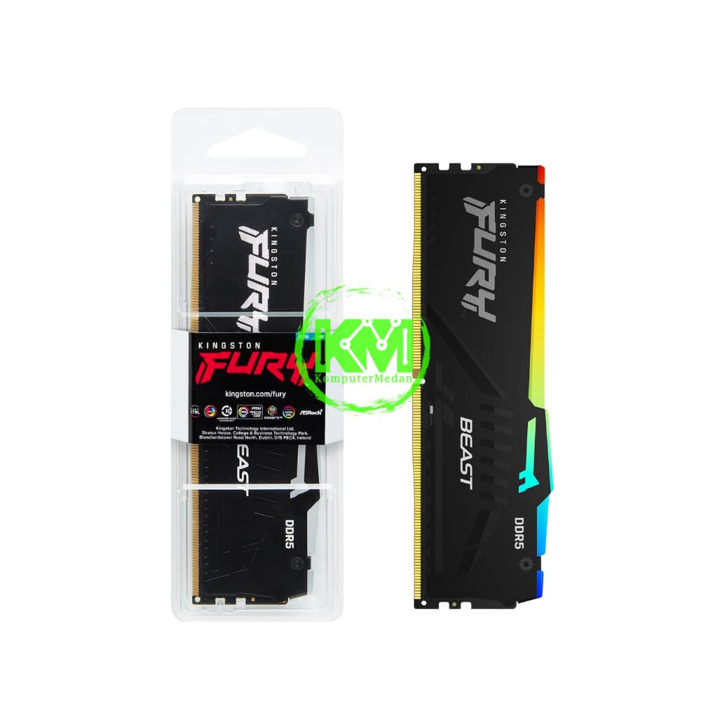 KINGSTON FURY BEAST RGB DDR5 16 GB 5600MHZ AMD RAM