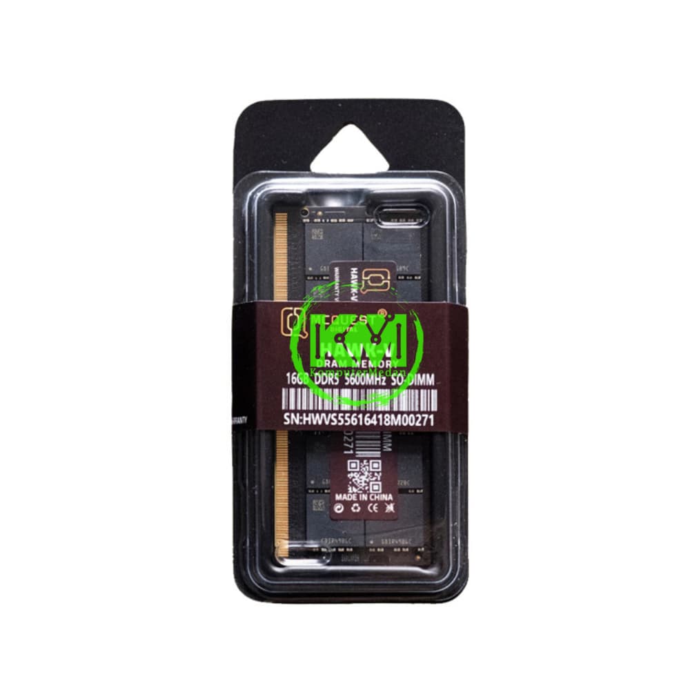 MCQUEST HAWK-V SODIMM DDR5 16GB 5600MHZ RAM