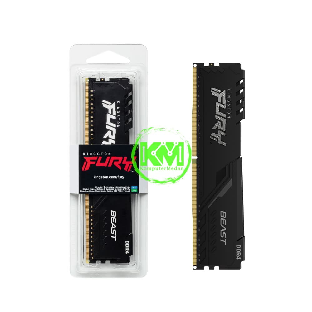 KINGSTON FURY BEAST DDR4 16GB 3200MHZ RAM - Image 1