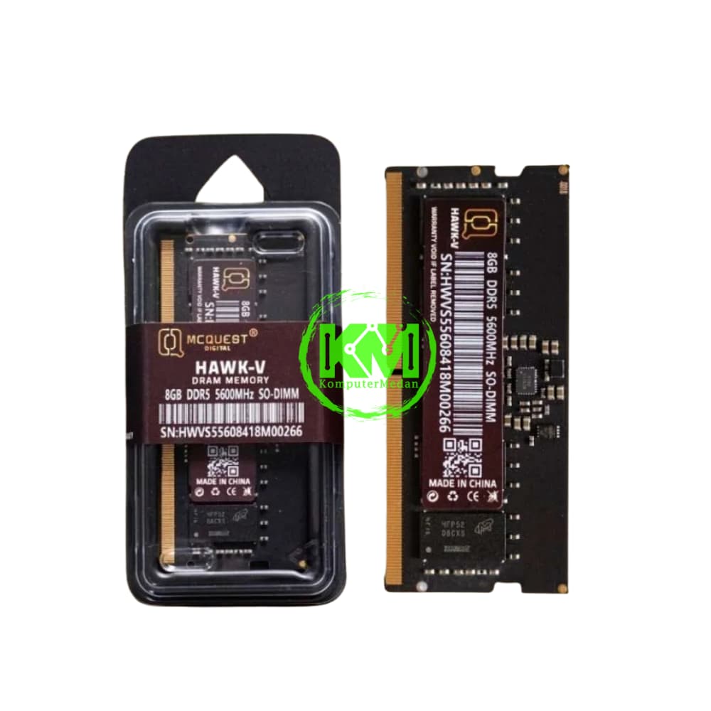 MCQUEST HAWK-V DDR5 8GB 5600MHZ RAM - Image 1