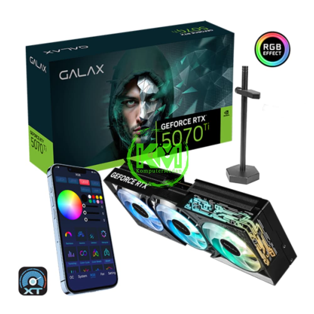 GALAX GEFORCE RTX 5070 Ti 1-CLICK OC 16GB VGA (NVIDIA) - Image 1