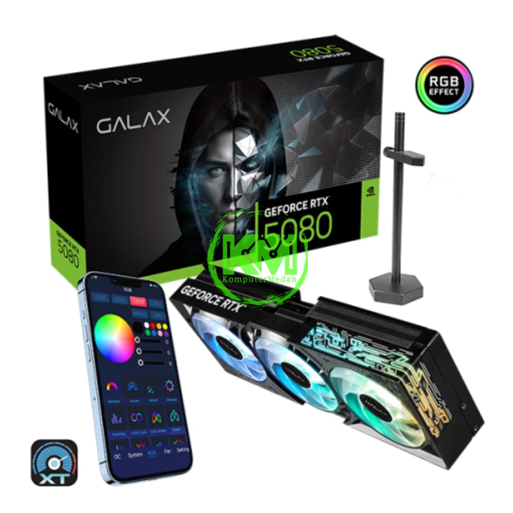 GALAX GEFORCE RTX 5080 1-CLICK OC 16GB BLACK VGA (NVIDIA)