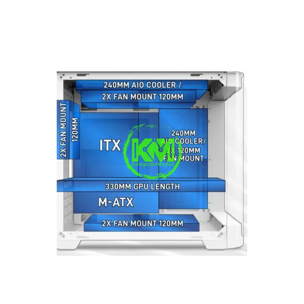 VURRION AVALANCE BLACK GAMING CASING - Image 3