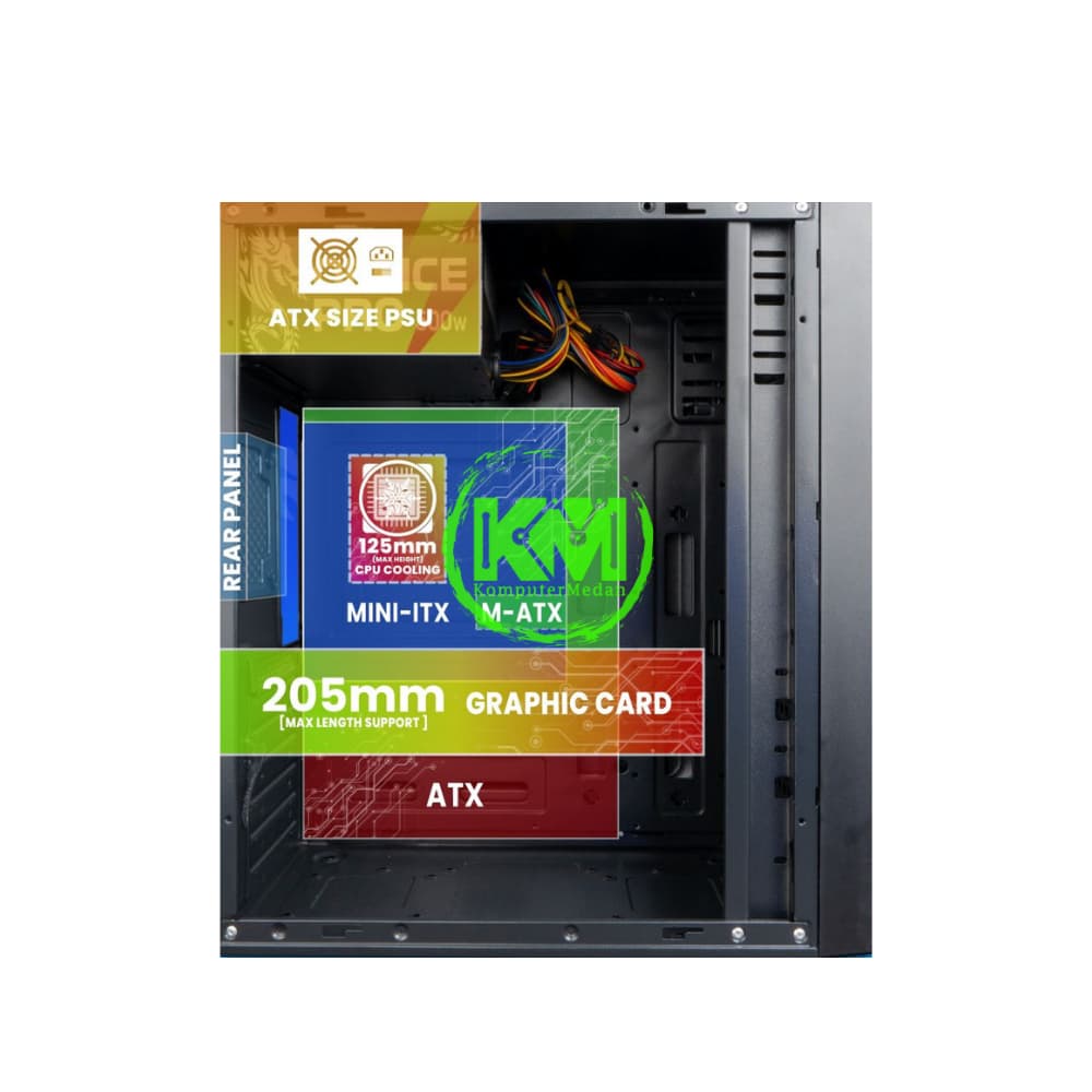 VURRION PRO KR-25 + PSU 500 WATT OFFICE CASING - Image 2