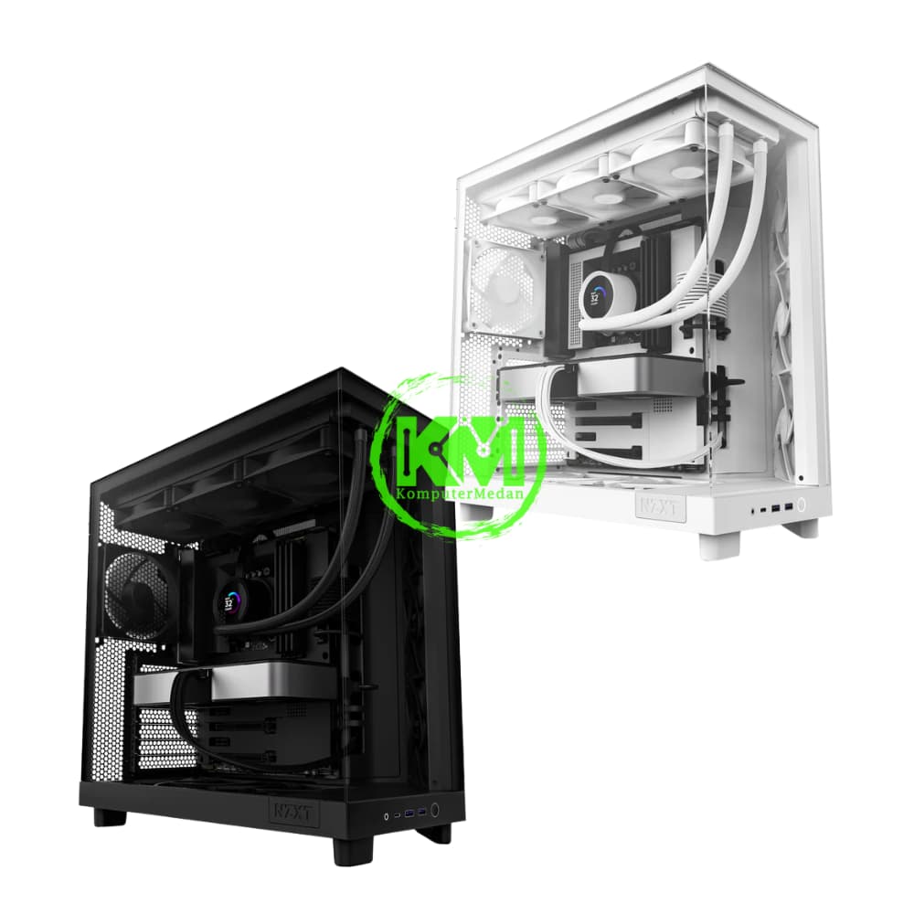 NZXT H6 FLOW BLACK WHITE GAMING CASING