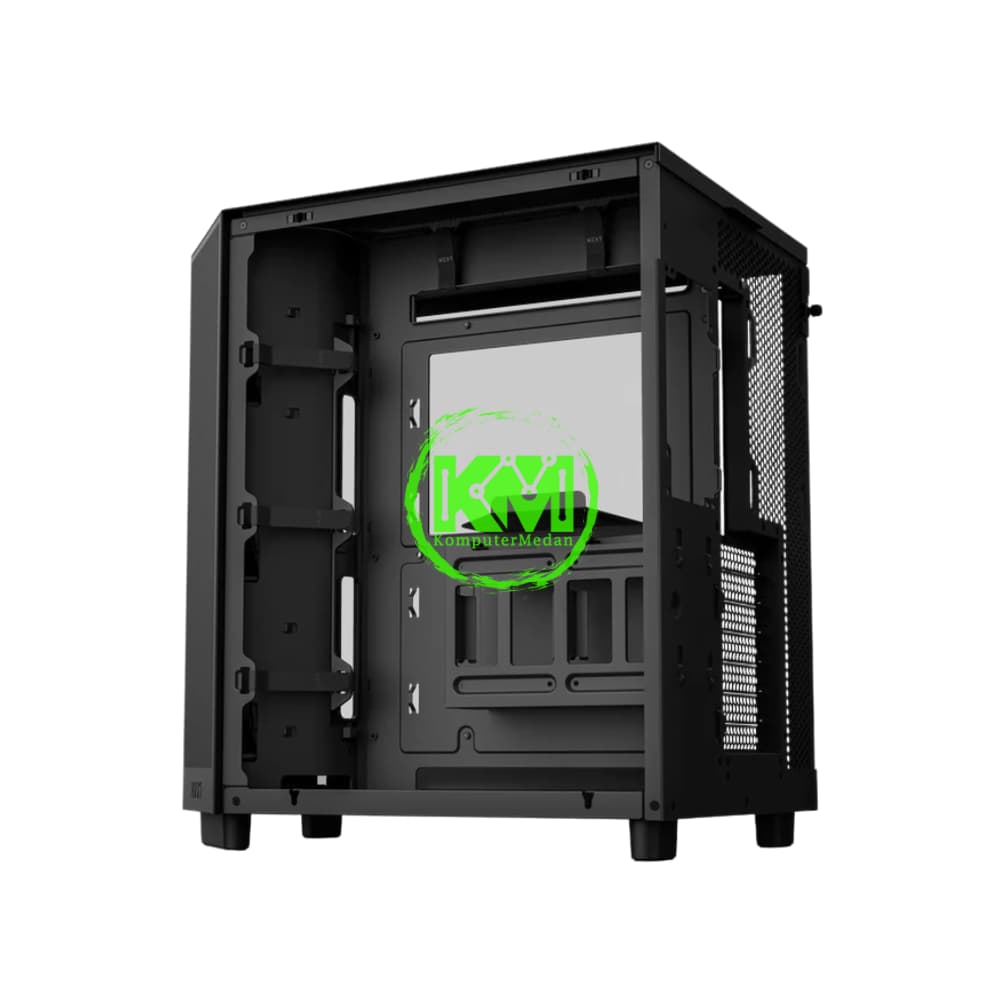NZXT H6 GLOW RGB BLACK GAMING CASING - Image 5
