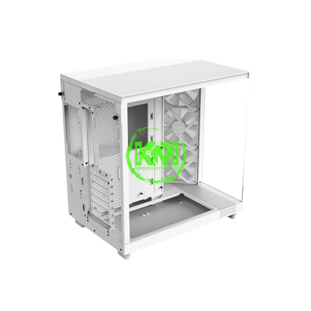 NZXT H6 GLOW RGB WHITE GAMING CASING - Image 3