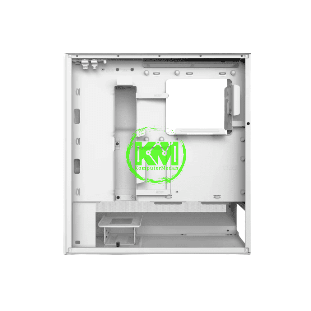 NZXT H5 FLOW BLACK WHITE GAMING CASING - Image 4