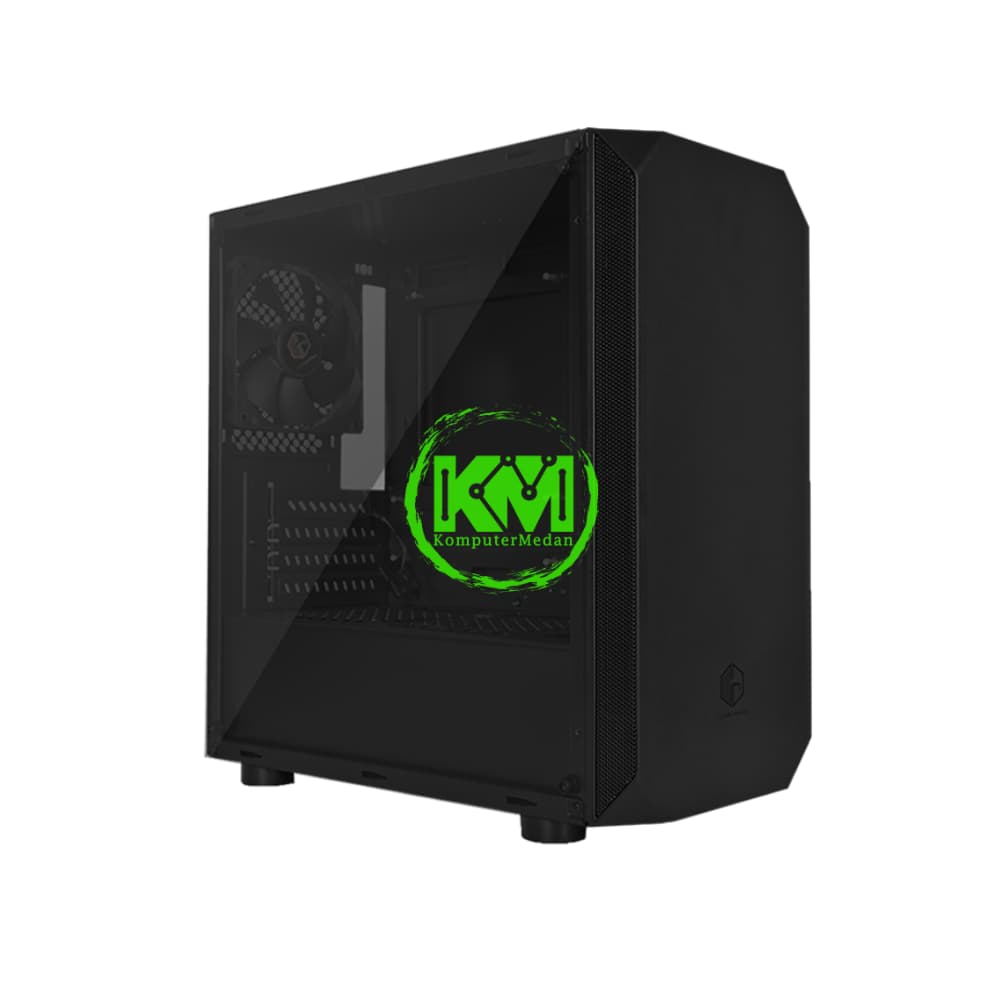CUBE GAMING KELLVA BLACK GAMING CASING - Image 1