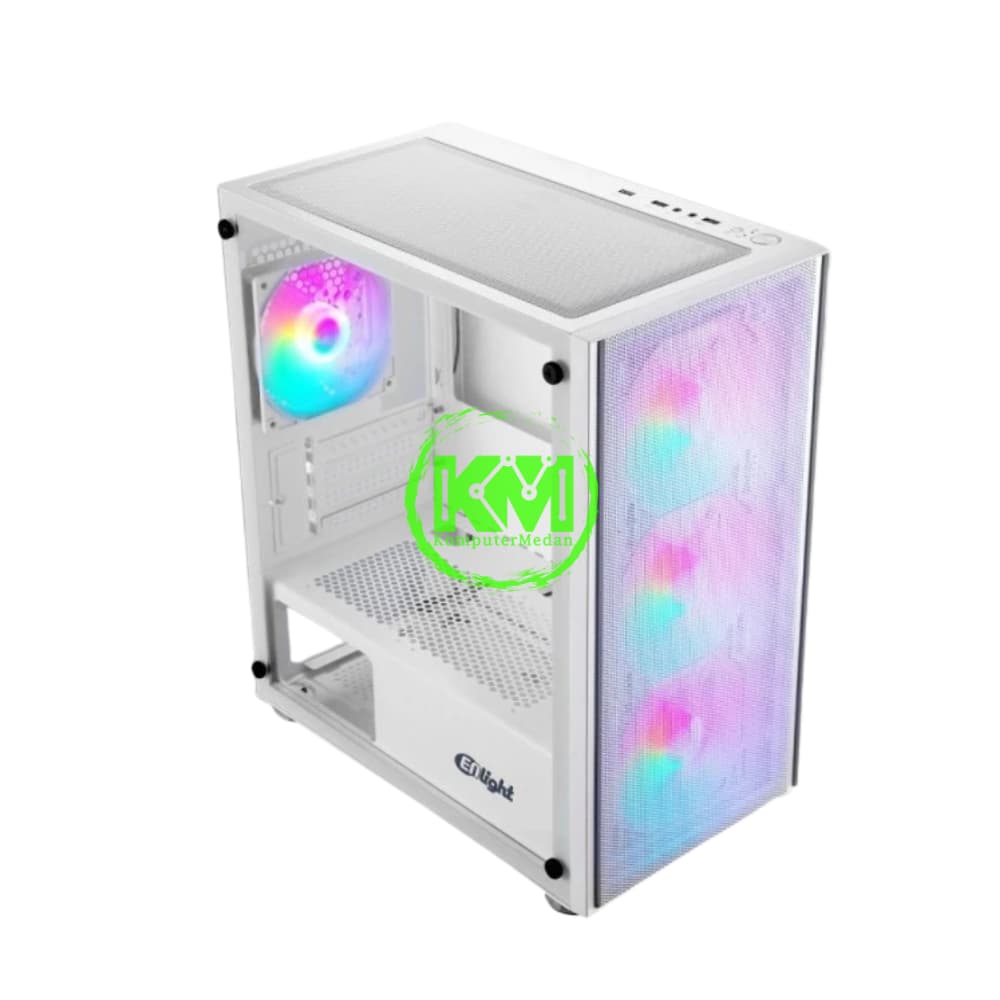 FPMAX CL5506 TG WHITE MASTER LOOK GAMING CASING - Image 2