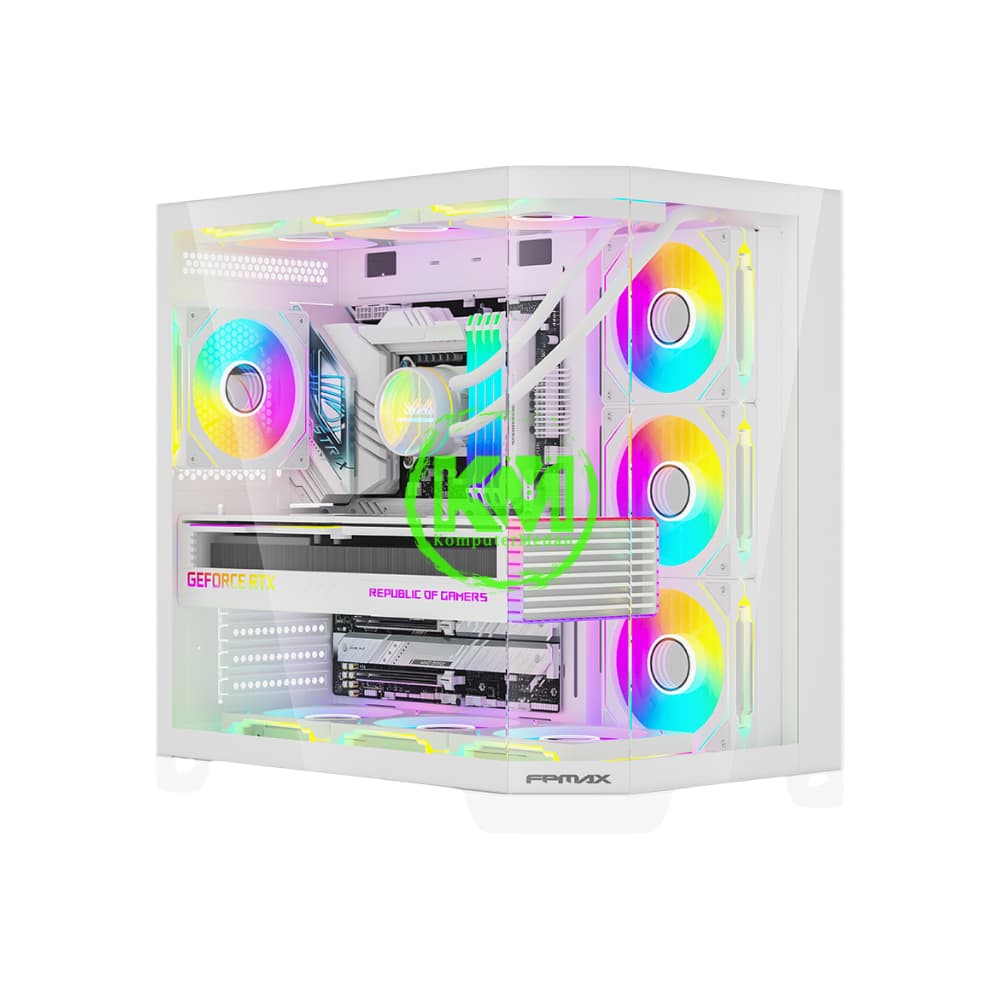 FPMAX CRYSTAL Z6 WHITE GAMING CASING