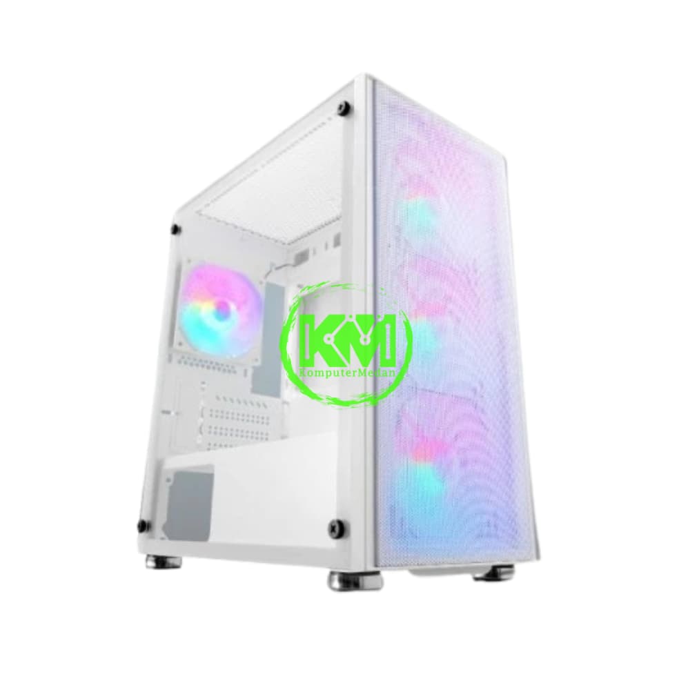 FPMAX CL5506 TG WHITE MASTER LOOK GAMING CASING - Image 1