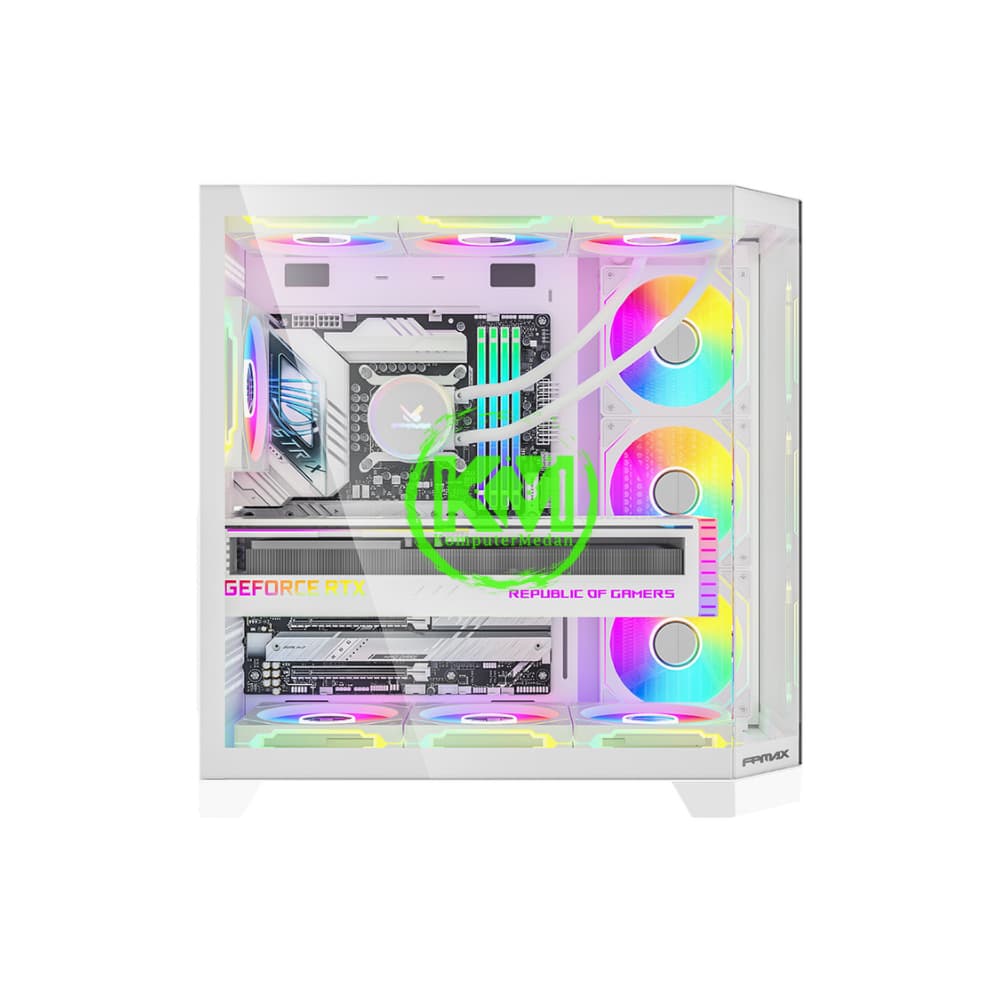 FPMAX CRYSTAL Z6 WHITE GAMING CASING - Image 2