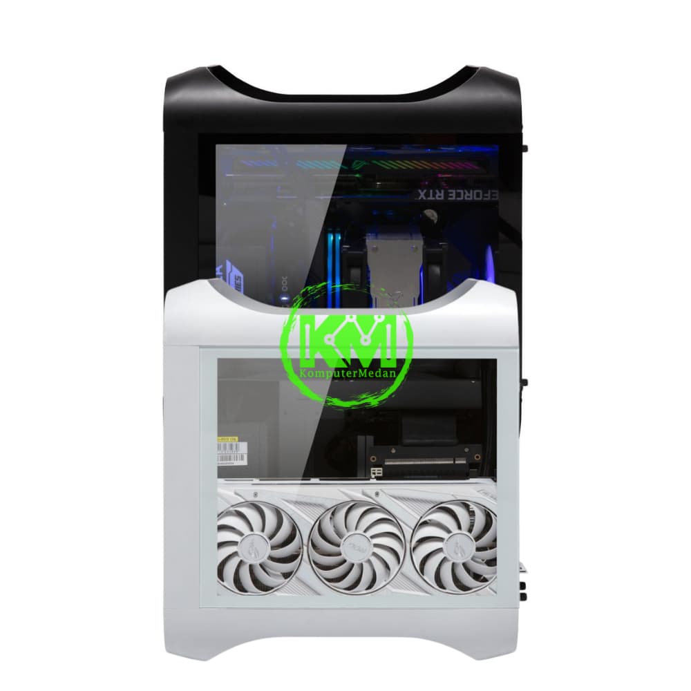 BITFENIX PRODIGY 2022 BLACK WHITE GAMING CASING - Image 1