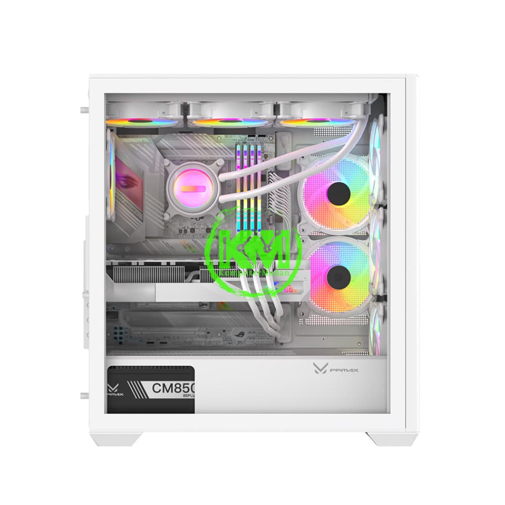 FPMAX AIRPOWER G5 PLUS H835 WHITE GAMING CASING - Image 2