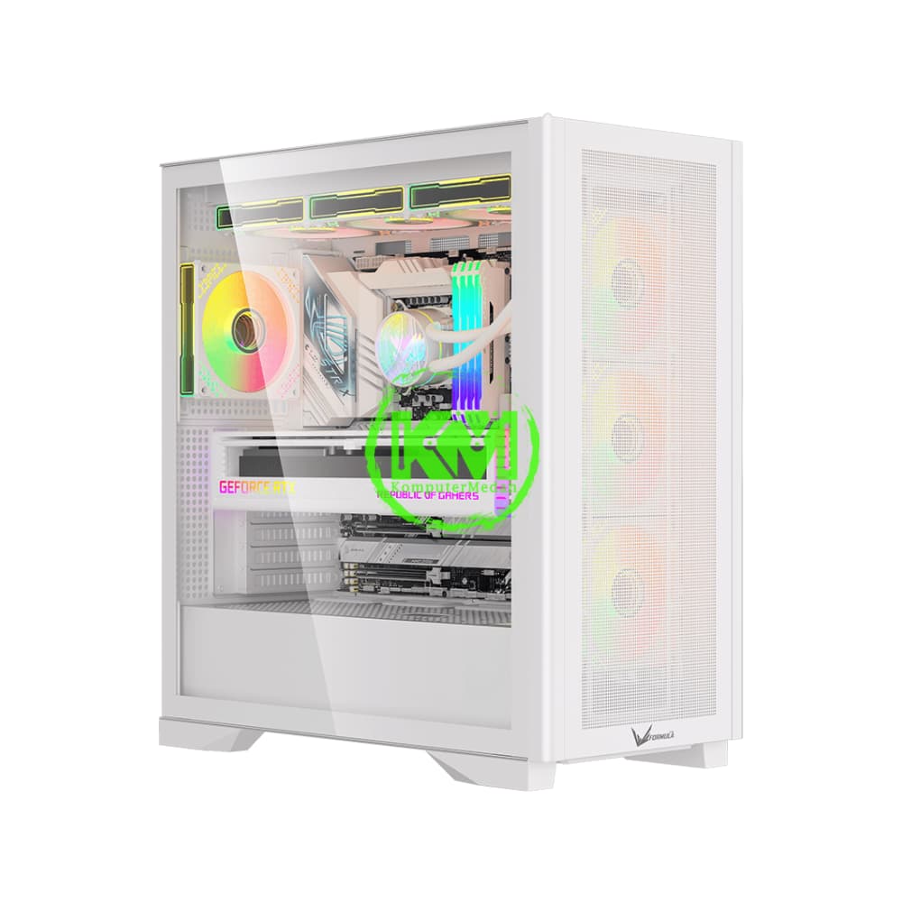 FPMAX AIRPOWER G5 EX H909 WHITE GAMING CASING - Image 1