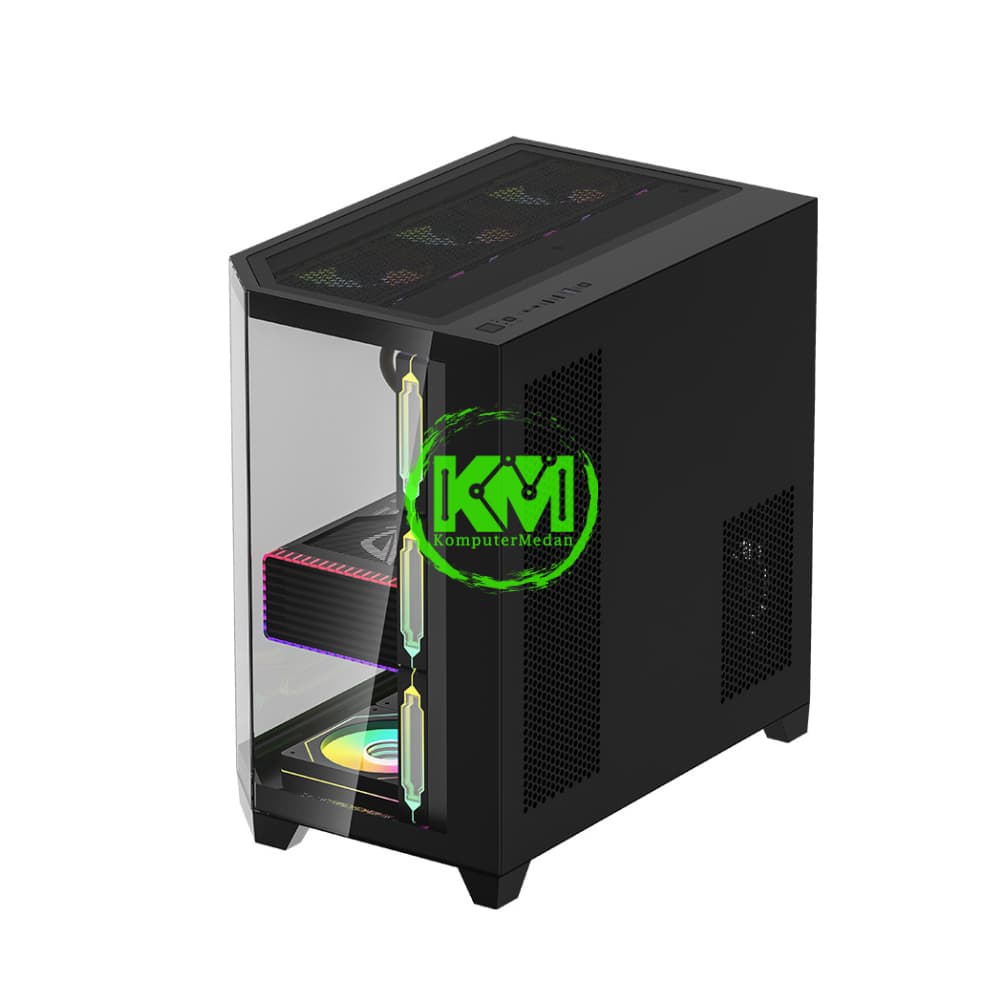 FPMAX CRYSTAL Z6 BLACK GAMING CASING - Image 4