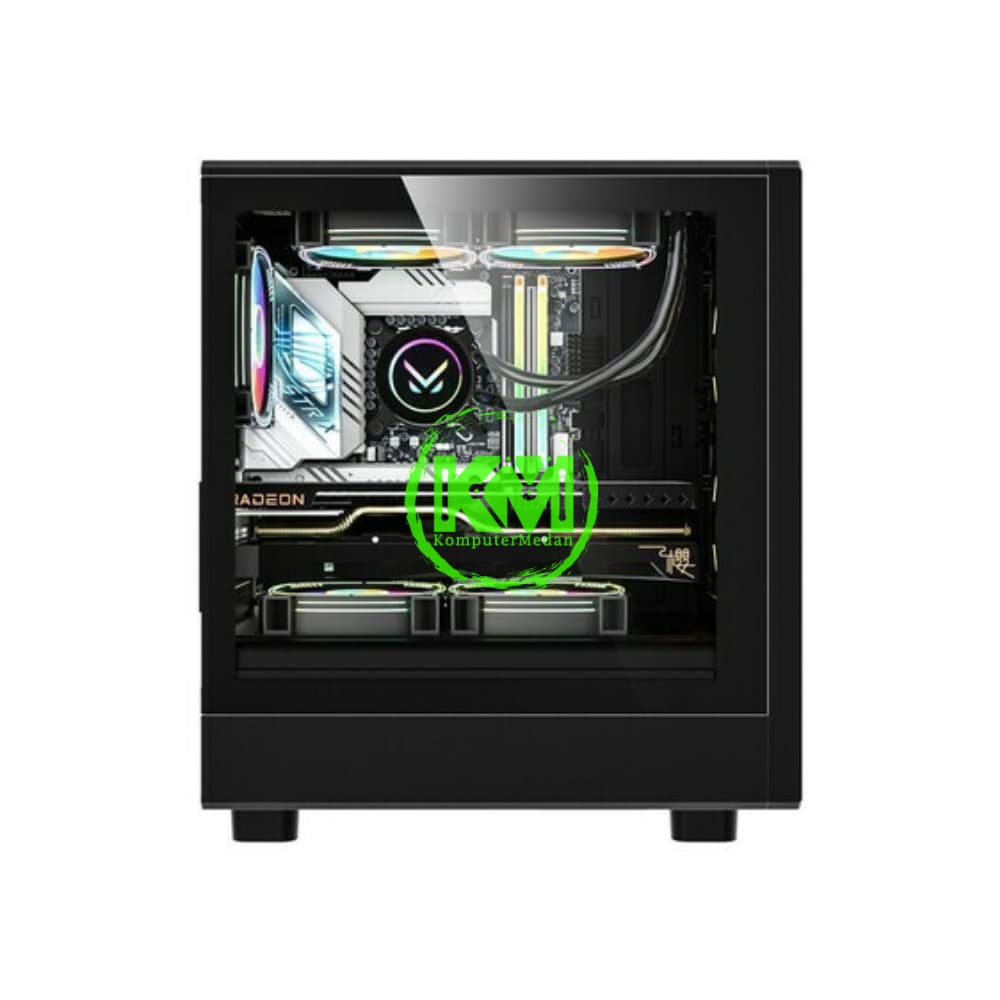 FPMAX AIRMESH G2 BLACK + 3FAN GAMING CASING - Image 2