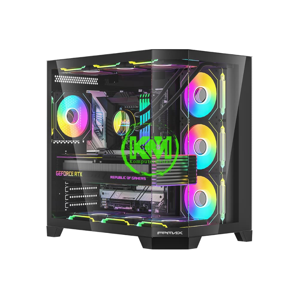 FPMAX CRYSTAL Z6 BLACK GAMING CASING