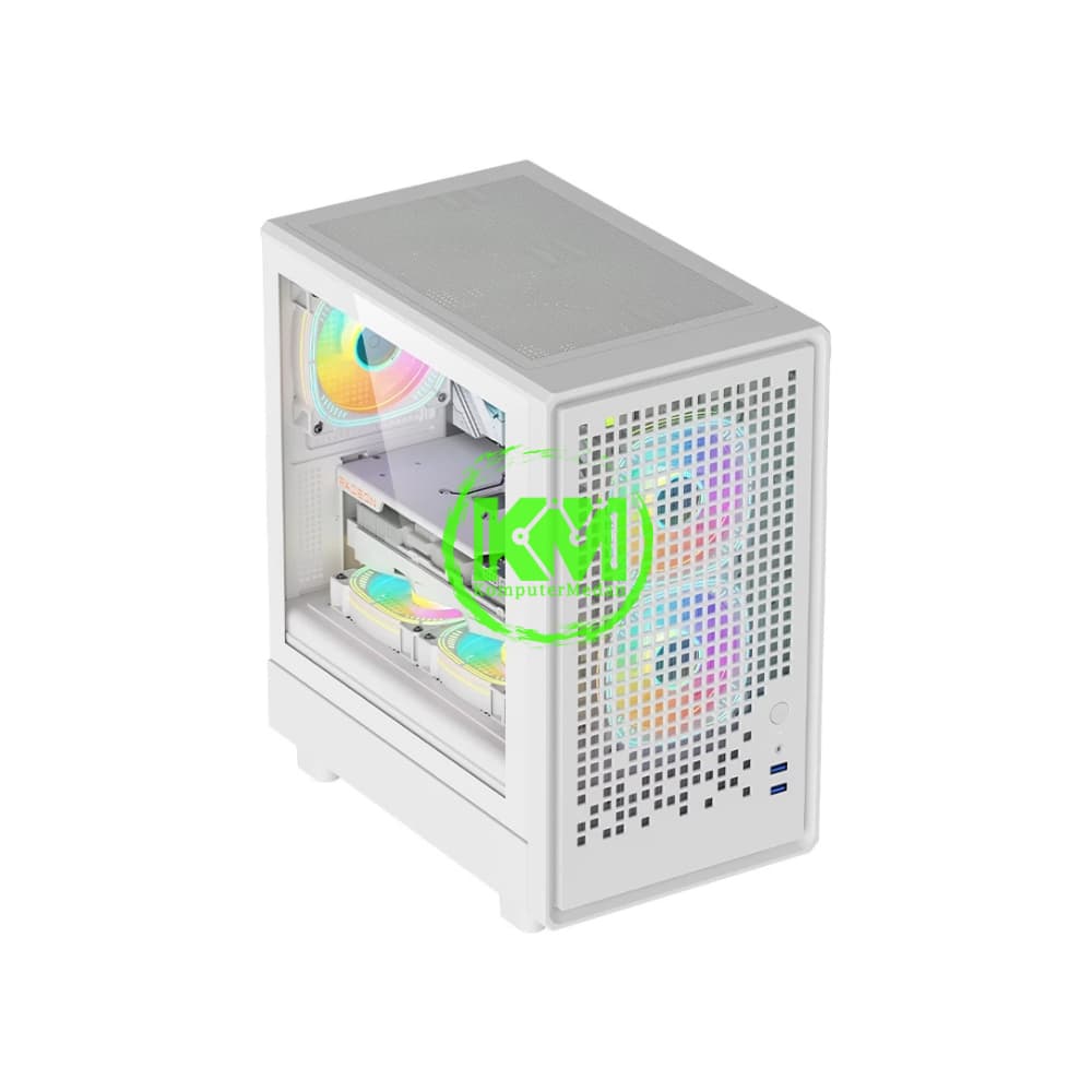 FPMAX AIRMESH G2 WHITE + 3FAN GAMING CASING - Image 3
